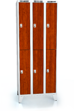 Divided cloakroom locker ALDERA with feet 1920 x 750 x 500